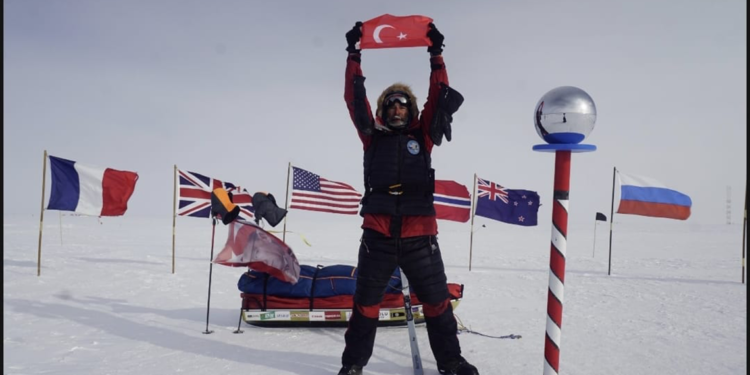 Eski olimpik sporcu Ali Rıza Bilal, 'Kutup Fatihi' unvanıyla tarihe geçti