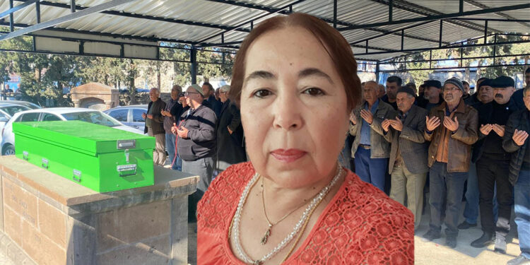 Figen Yüksekdağ'ın ablası toprağa verildi