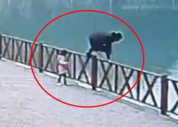 Fotoğraf çekilirken göle düşen kız çocuğunu babası kurtardı