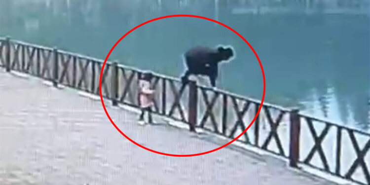 Fotoğraf çekilirken göle düşen kız çocuğunu babası kurtardı