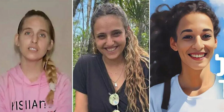 Hamas İsrailli 3 rehineyi teslim etti