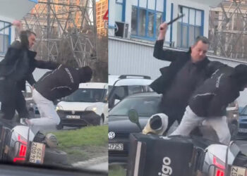Motosikletli kuryeyi copla darbetti