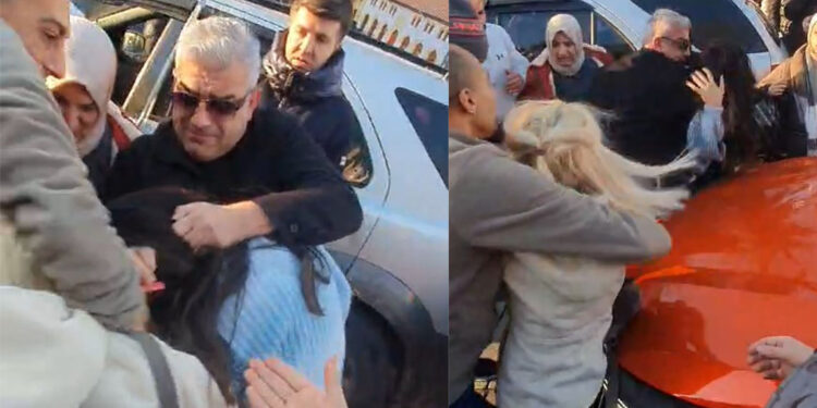 Fatih'te sürücüler arasında park kavgası