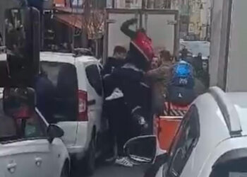 Kağıthane'de trafik kavgası