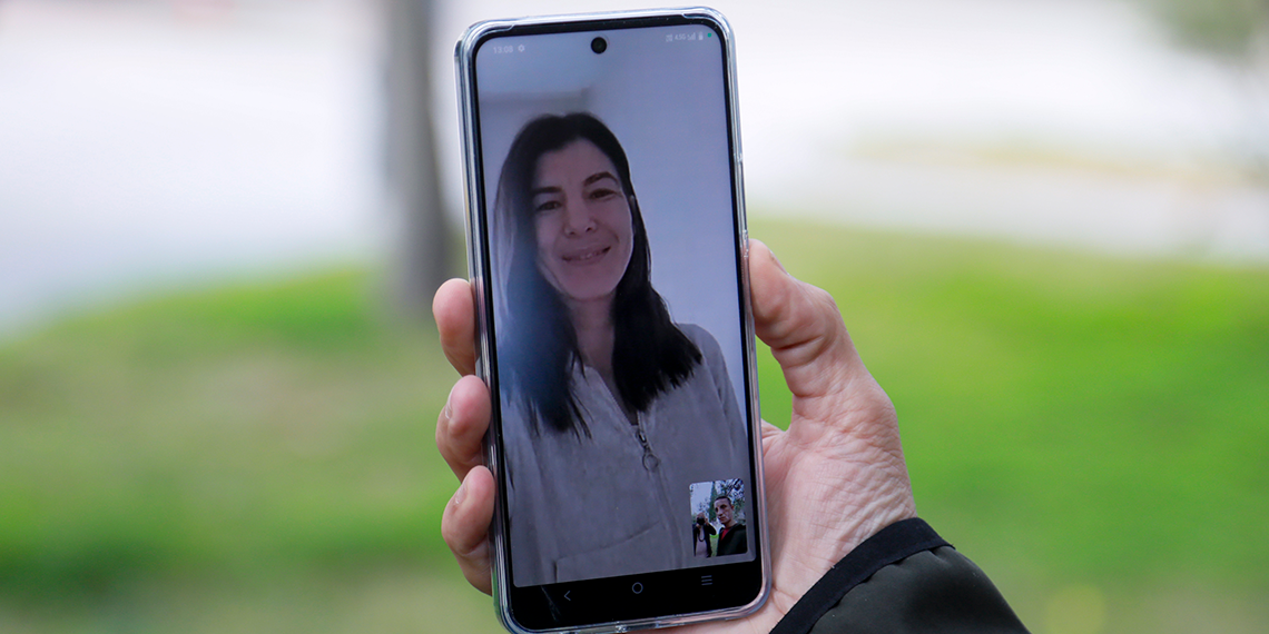 İlk yüz nakli yapılan Uğur'la duygulandıran görüşme