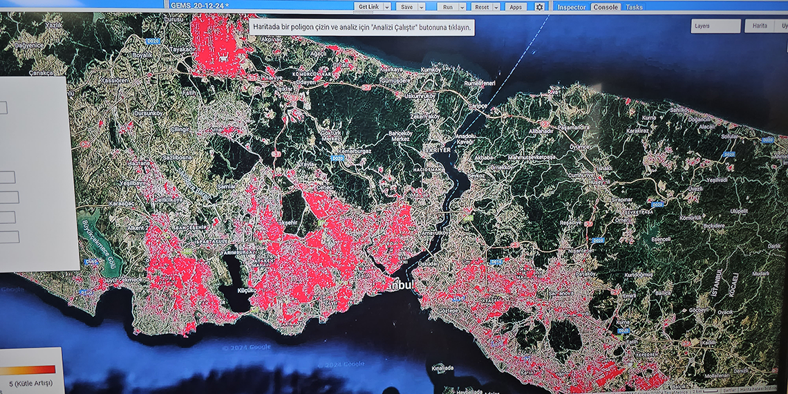 İstanbul'un 10 yıllık kentsel büyümesi incelendi; Kıyılarda fazla değişim yok