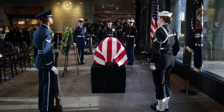 Jimmy Carter için altı gün sürecek cenaze töreni başladı