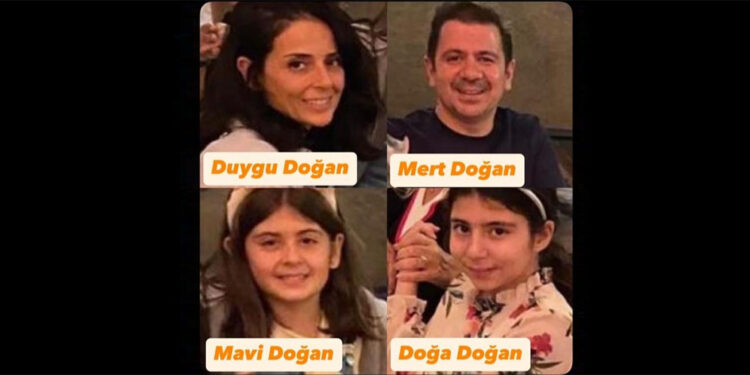 Kartalkaya'daki otel yangınında Doğan çifti 2 çocuğuyla can verdi