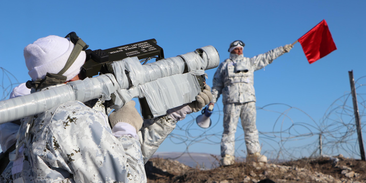 Kars'ta eksi 18 derecede 'Kış Tatbikatı-2025'