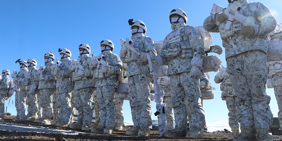 Kars'ta eksi 18 derecede 'Kış Tatbikatı-2025'