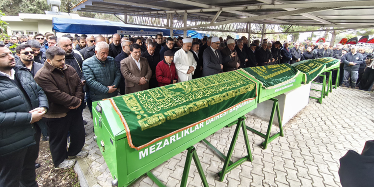 Kartalkaya'daki yangında ölen Doğan ailesi, toprağa verildi