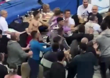 Kick boks şampiyonasında kavga: 4 yaralı, 5 gözaltı