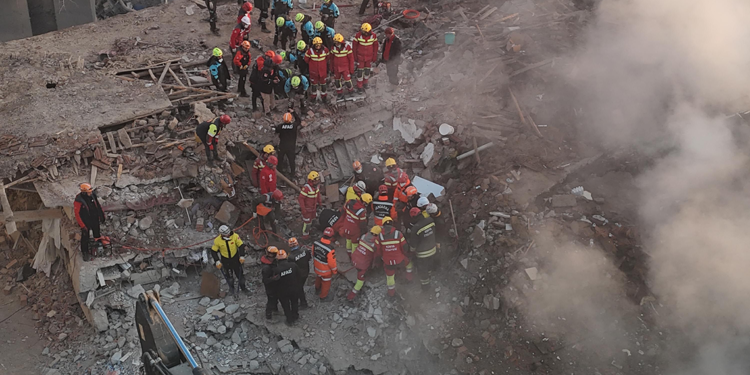 Konya'da çöken binadan 1 kişinin daha cesedine ulaşıldı