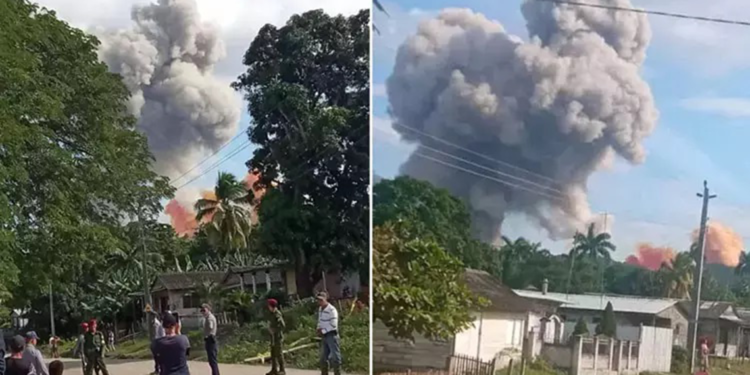 Küba'da askeri depoda patlama: 13 kayıp