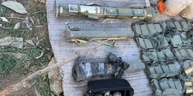 Terör örgütünün kullandığı mağarada mühimmat ele geçirildi