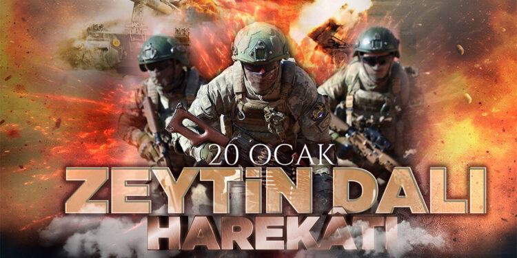 Zeytin Dalı Harekatı'nda şehit olan Mehmetçik anıldı