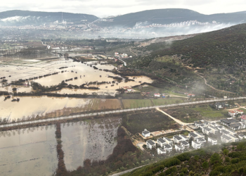Muğla'da tarım arazileri su altında kaldı