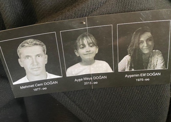 Otel yangınında hayatını kaybeden Doğan ailesi, toprağa verildi