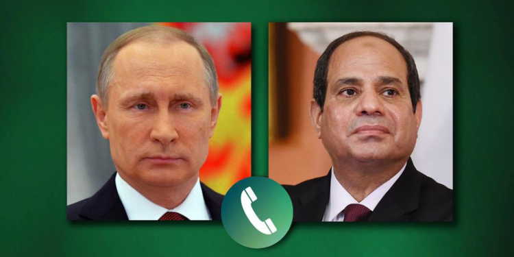 Putin, Mısır Cumhurbaşkanı Sisi ile telefonda görüştü