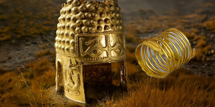 Hollanda'da altın miğfer ve üç kraliyet bileziği çalındı