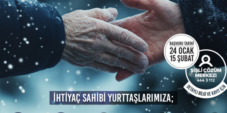 Şişli Belediyesi Kış Desteği uygulaması başlattı