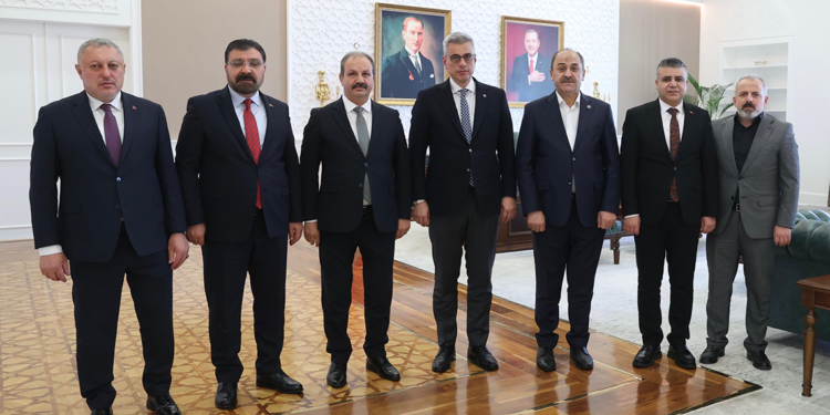 Sağlık-Sen Başkanı Doğan, Sağlık Bakanı Memişoğlu'nu ziyaret etti