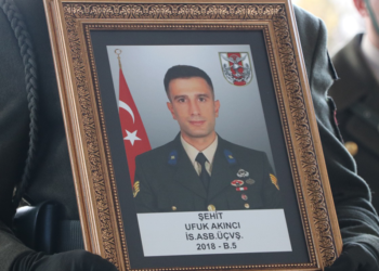 Şehit Astsubay Ufuk Akıncı, son yolculuğuna uğurlandı