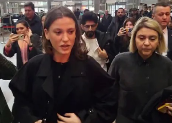 Serenay Sarıkaya ifade vermek için adliyede