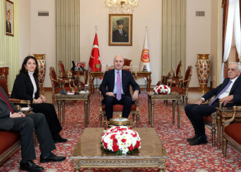 TBMM Başkanı Kurtulmuş, DEM Parti heyetini kabul etti