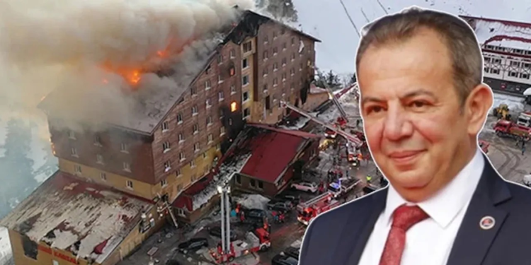 Tanju Özcan, otel yangınıyla ilgili savcılığa suç duyurusunda bulundu