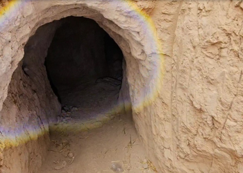 Tarihi eser arayan şüpheli 36 metre uzunluğunda tünel kazmış