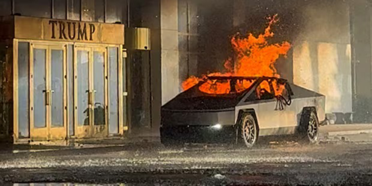 Tesla aracını patlatan şüpheli, yapay zeka kullanmış