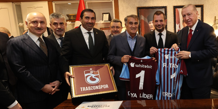 Trabzonspor’dan Cumhurbaşkanı Erdoğan'a teşekkür
