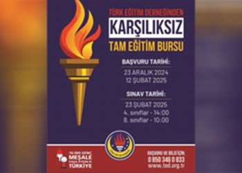 Türk Eğitim Derneği’nden Tam Eğitim Bursu