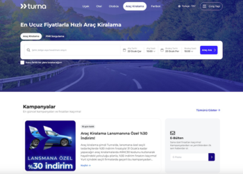 Turna.com, araç kiralama hizmeti sunmaya başladığını duyurdu