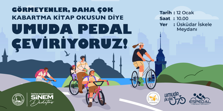 Üsküdar’da ‘Umuda Pedal’ etkinliği düzenlenecek