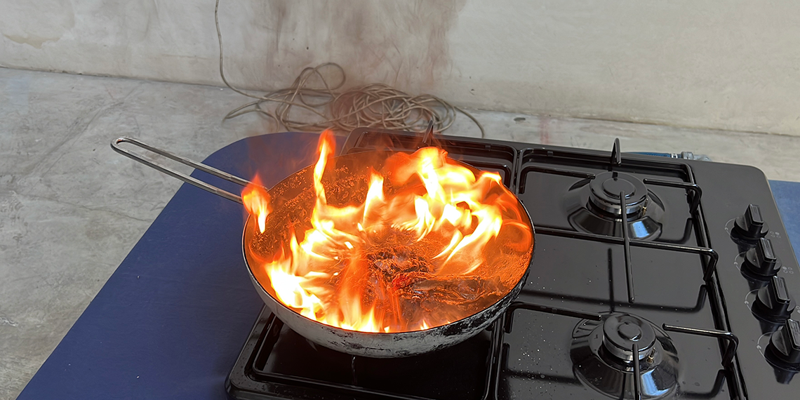 Yağ yangınlarını kısa sürede söndüren ürün geliştirildi