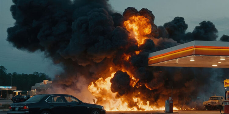 Akaryakıt istasyonunda patlama; 8 ölü