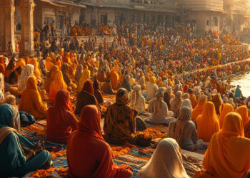 Hindistan'da Hindu Festivali izdihamı