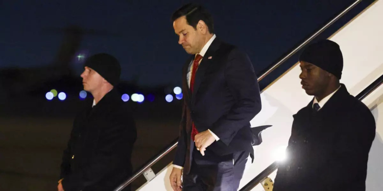 ABD Dışişleri Bakanı Rubio'nun uçağı mekanik arıza verdi