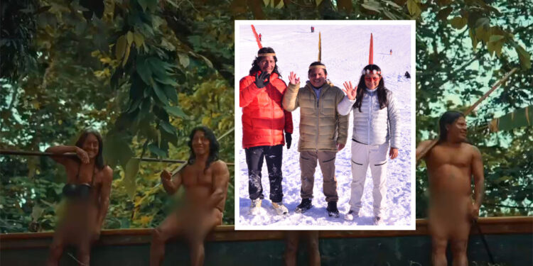 Waorani Kabilesi üyeleri karla tanıştı