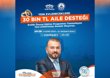 Arnavutköy Belediyesi’nden yeni evlenecek çiftlere 30 bin TL aile desteği