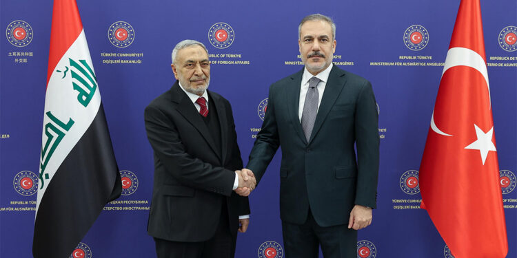 Hakan Fidan Irak Temsilciler Meclisi Başkanı ile görüştü