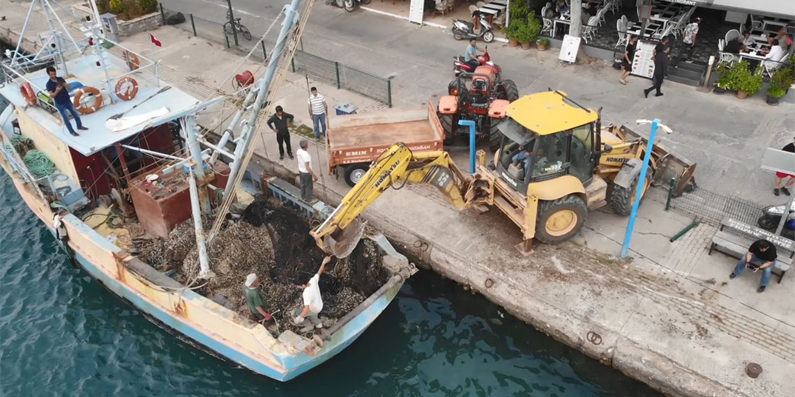 Tarım ve Orman Bakanı İbrahim Yumaklı, "Denizlerimizde ve iç sularımızda 2024'te 146,1 milyon metrekare alan taranarak 1,6 milyon metrekare, yani 224 futbol sahası büyüklüğünde hayalet ağ ve 13 bin 750 adet diğer av aracı çıkartıldı" dedi.