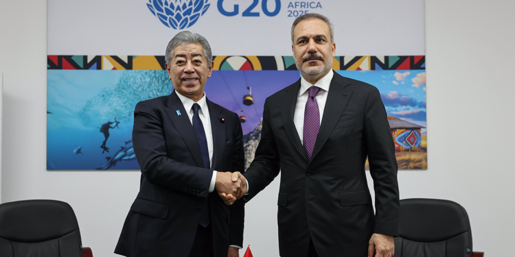 Bakan Fidan, Japonya Dışişleri Bakanı Iwaya ile görüştü