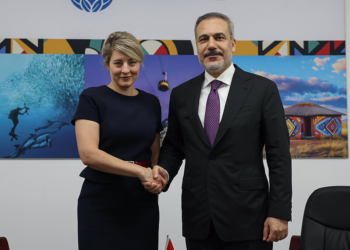 Bakan Fidan, Kanada Dışişleri Bakanı Joly ile bir araya geldi