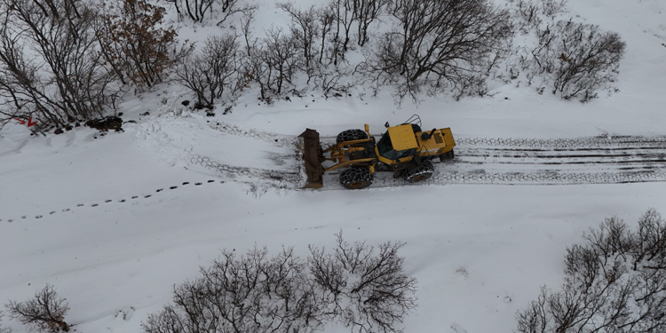 Bingöl'de 77 köy yolu kardan ulaşıma kapandı