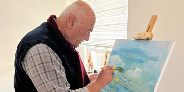 Depremzede ressam, felaket gecesini anlattı