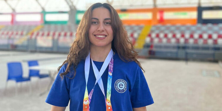 Egeli sporcu Beyza Tatarlı boccede şampiyon oldu