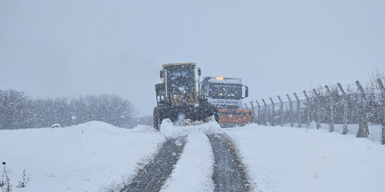Elazığ'da 530 köy yolu kardan kapandı